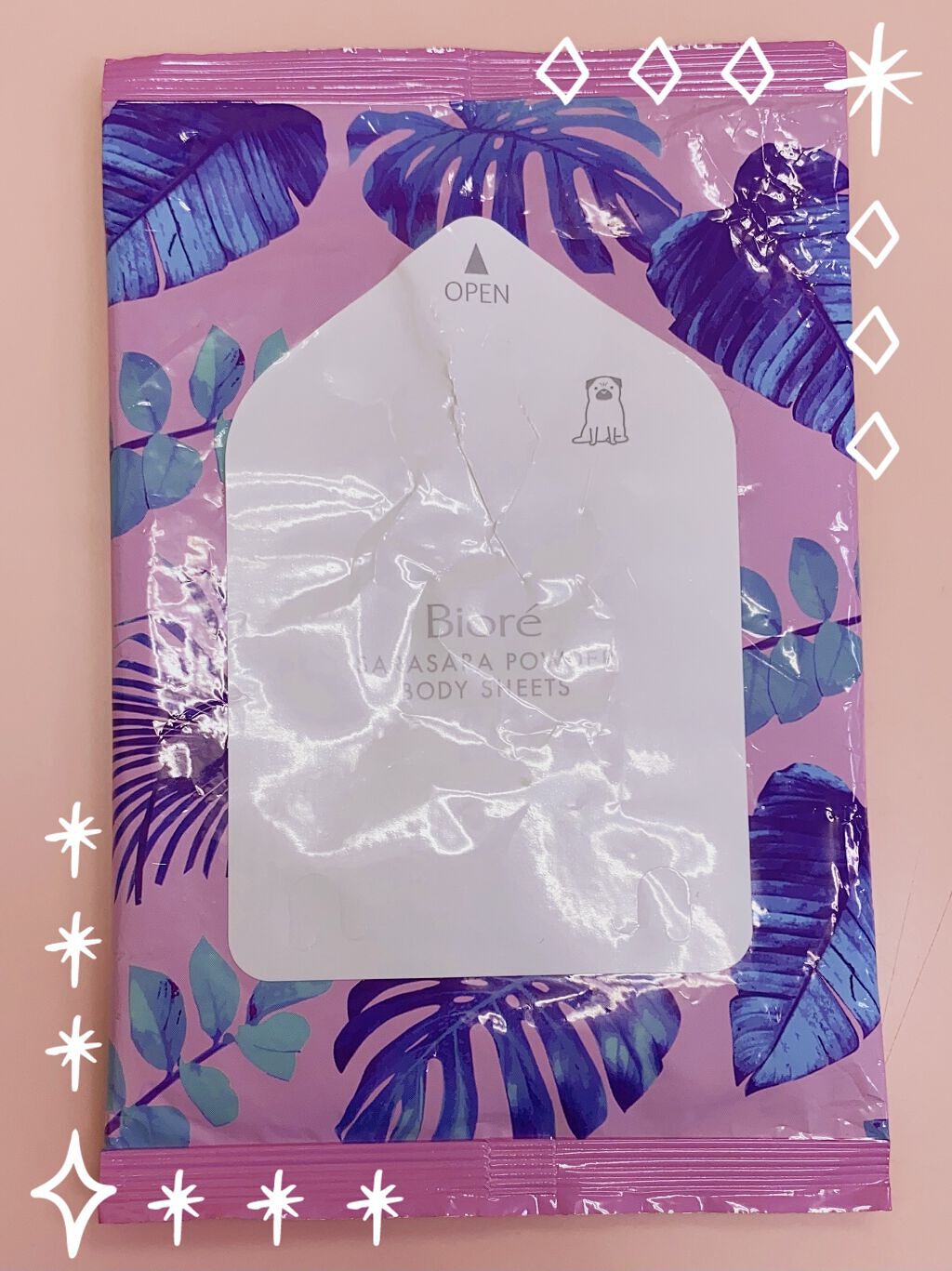 さらさらパウダーシート さわやかせっけんの香り 携帯用 10枚/ビオレ/ボディシートを使ったクチコミ（1枚目）