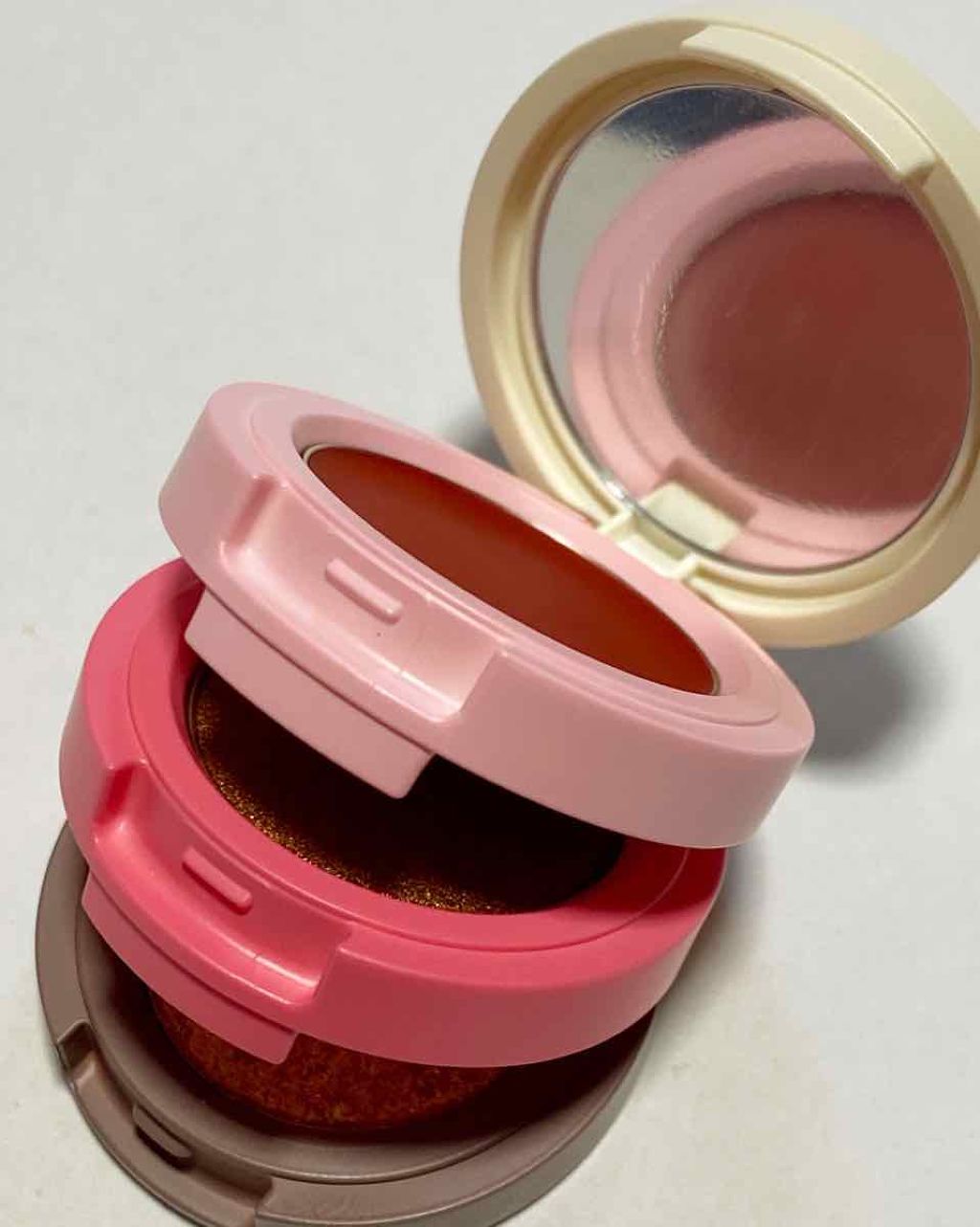 3inコンパクト リップ＆アイズ アマンダオレンジ/アンドカラー/単色アイシャドウを使ったクチコミ（2枚目）