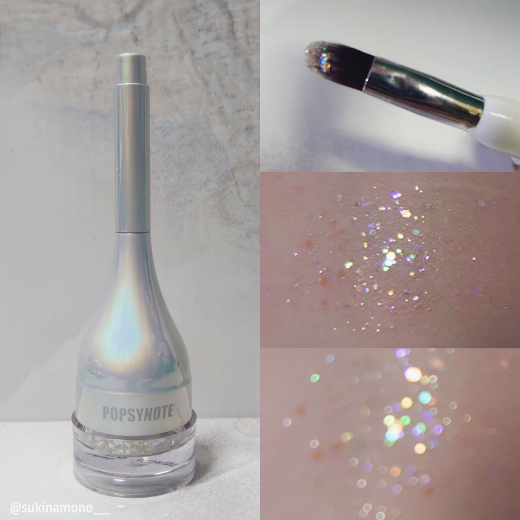 シャイラスティンググリッタージェル/POPSY NOTE/グリッターを使ったクチコミ（3枚目）