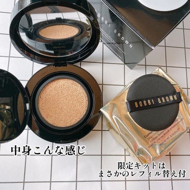 インテンシブ スキン セラム クッション ファンデーション 03 ライト/BOBBI BROWN/クッションファンデーションを使ったクチコミ（2枚目）