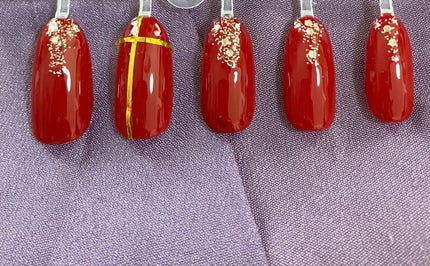 ネイルラインテープ/セリア/ネイルチップ・パーツを使ったクチコミ(2枚目)