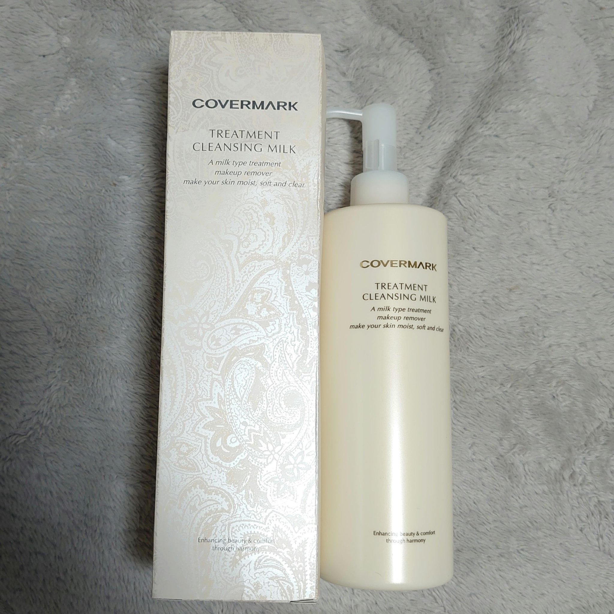 トリートメント クレンジング ミルク 400g/COVERMARK/ミルククレンジングを使ったクチコミ（1枚目）