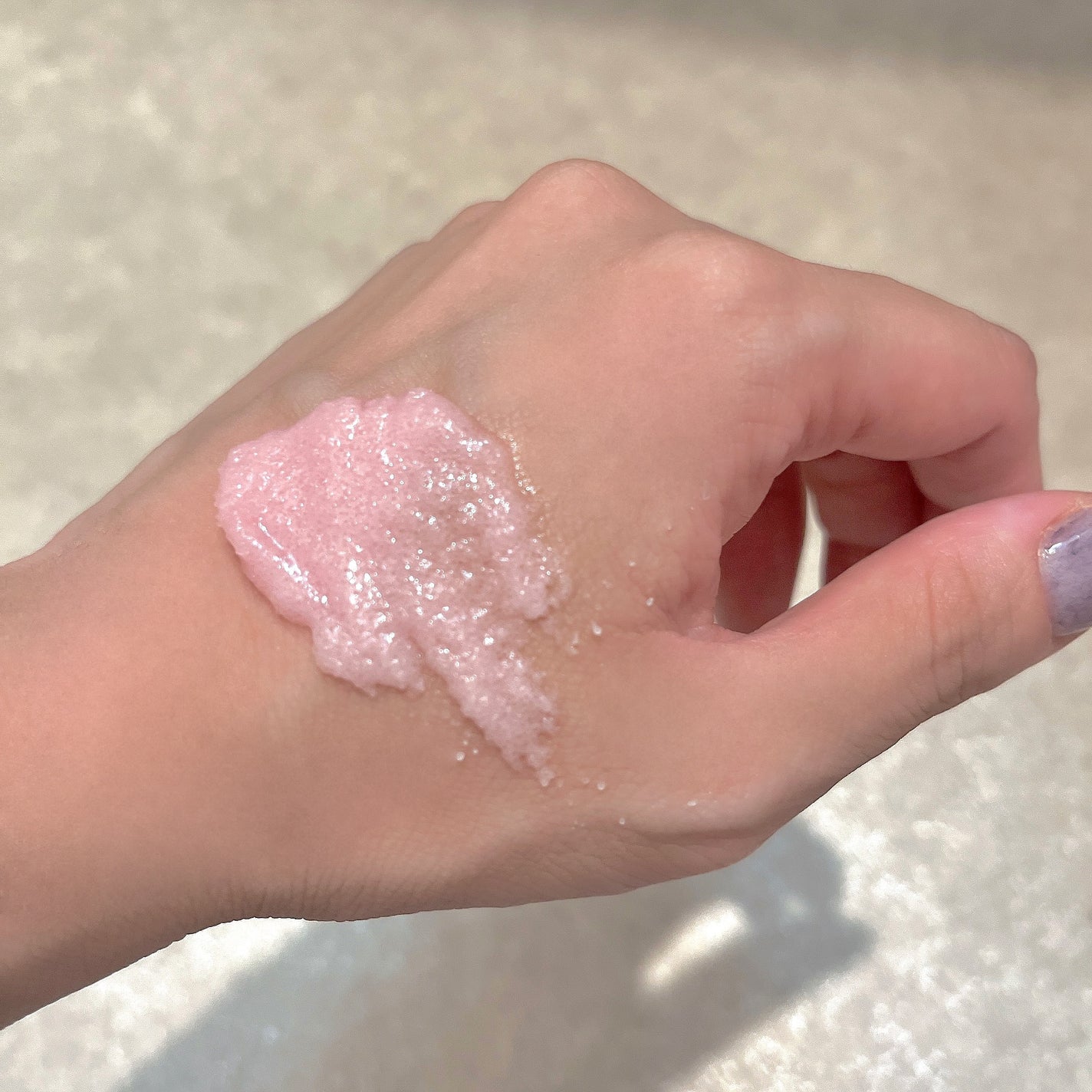 Q+Me スウィート ボム タラソ スクラブ/AGARISM/バスト・ヒップケアを使ったクチコミ(3枚目)