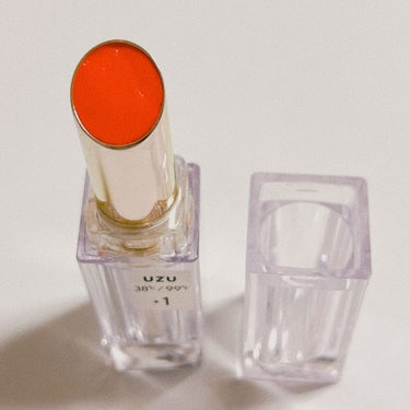  38°C / 99°F Lipstick <TOKYO> +1 LIGHT-ORANGE/UZU BY FLOWFUSHI/口紅を使ったクチコミ（1枚目）