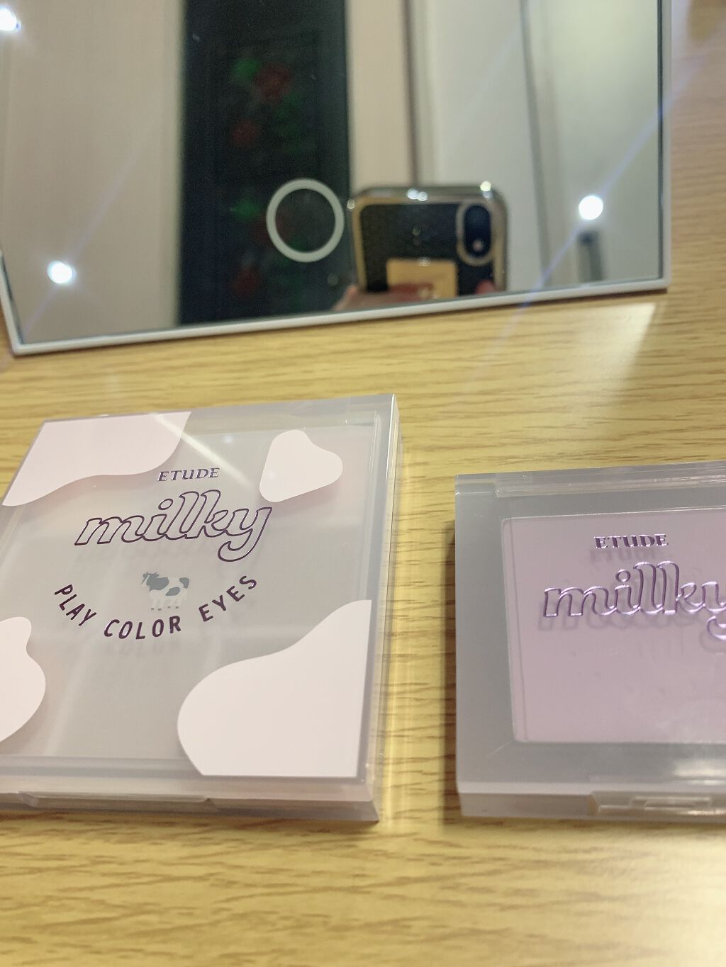 ミルクチーク ブルーベリーミルク/ETUDE/パウダーチークを使ったクチコミ（1枚目）