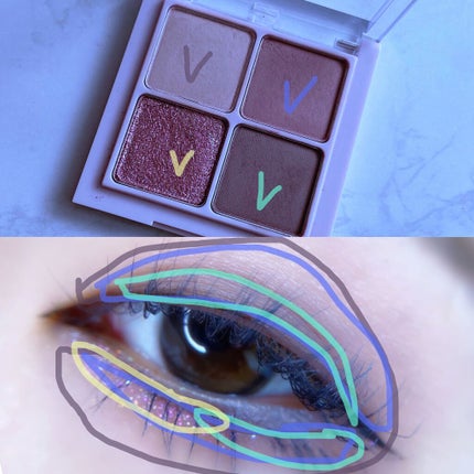 ベターザンアイズ 韓服エディション/rom&nd/アイシャドウパレットを使ったクチコミ(6枚目)