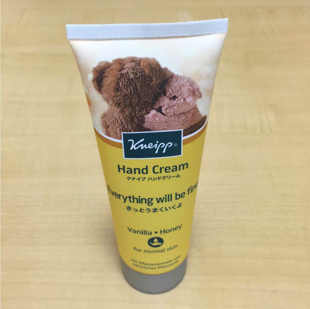 ハンドクリーム バニラ＆ハニーの香り/クナイプ/ハンドクリームを使ったクチコミ（1枚目）