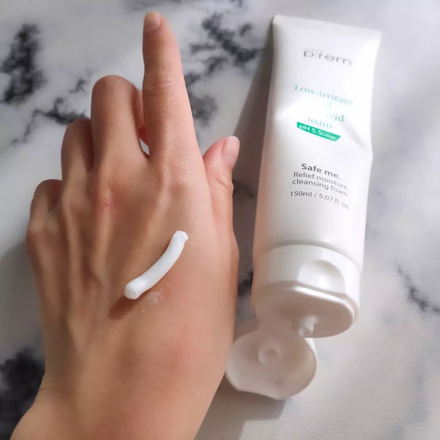 セーフミー リリーフモイスチャー クレンジングフォーム/make prem/洗顔フォームを使ったクチコミ(6枚目)