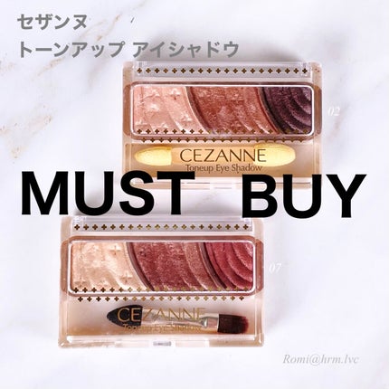 トーンアップアイシャドウ/CEZANNE/アイシャドウパレットを使ったクチコミ(1枚目)