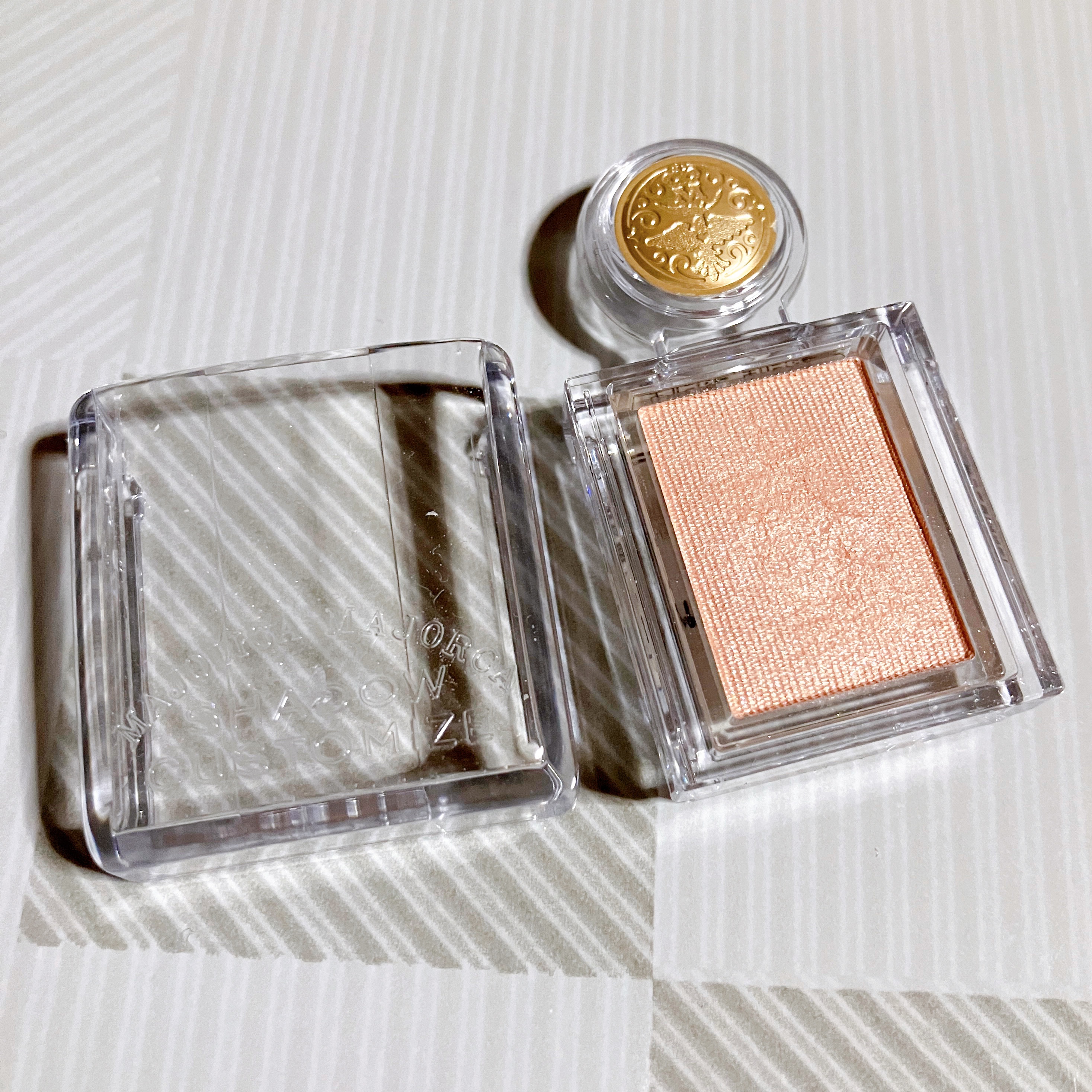 シャドーカスタマイズ BE203 綿菓子/MAJOLICA MAJORCA/単色アイシャドウを使ったクチコミ（2枚目）