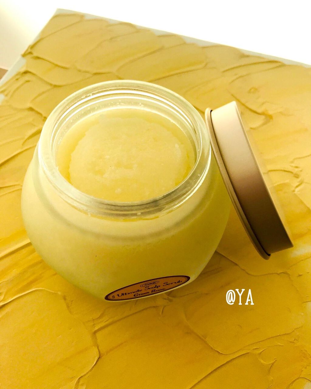 ヘッドスクラブ グリーン・ローズ/SABON/ヘッドスクラブを使ったクチコミ（2枚目）