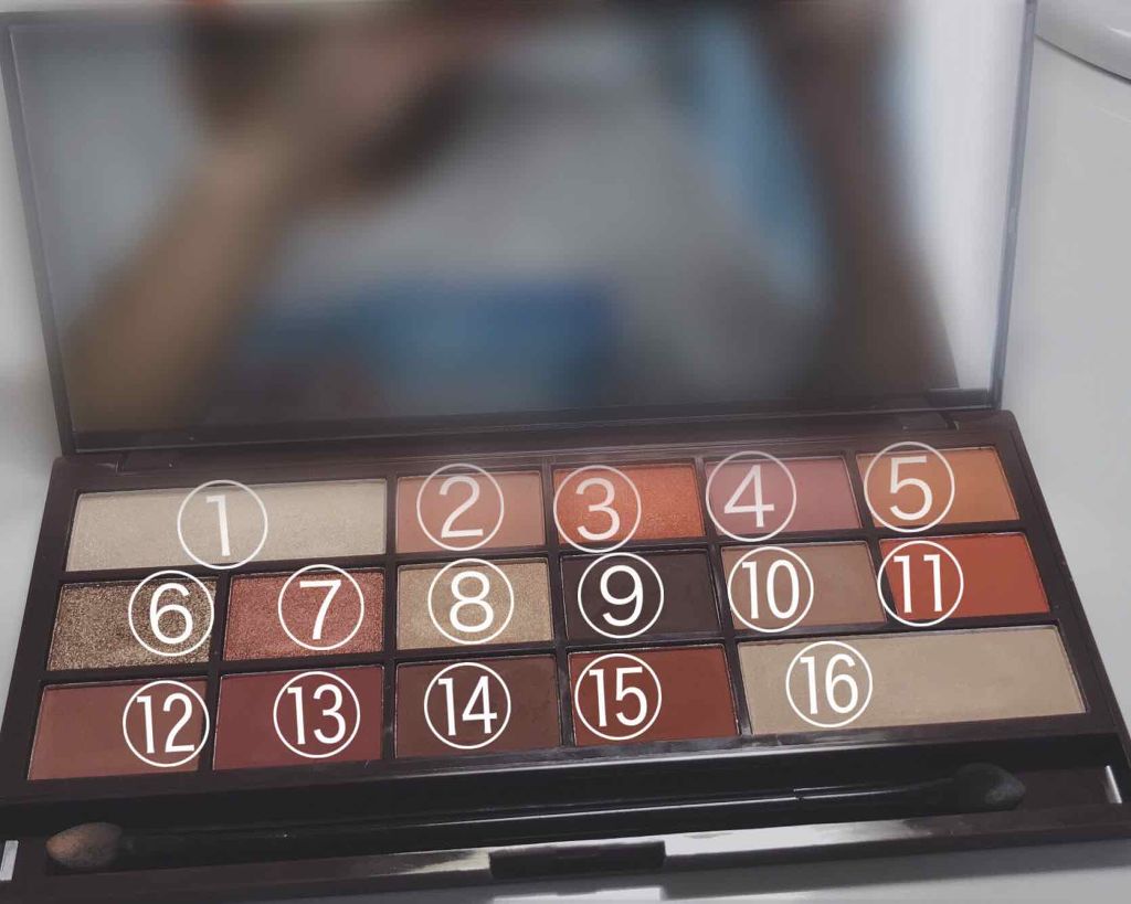 アイラブチョコレート/MAKEUP REVOLUTION/アイシャドウパレットを使ったクチコミ(2枚目)