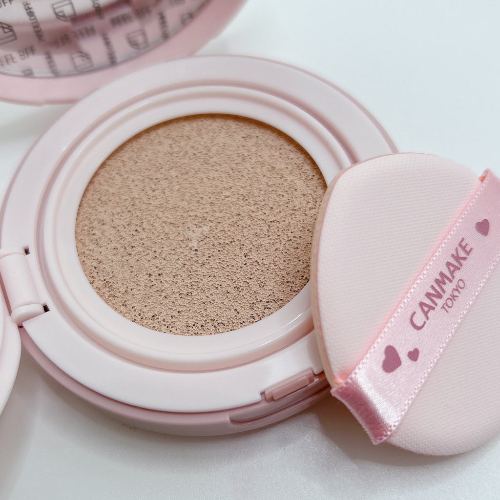 フィットグロウクッション/キャンメイク/クッションファンデーションを使ったクチコミ（2枚目）