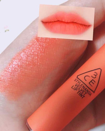 3CE ベルベット リップティント/3CE/リップティントを使ったクチコミ(4枚目)