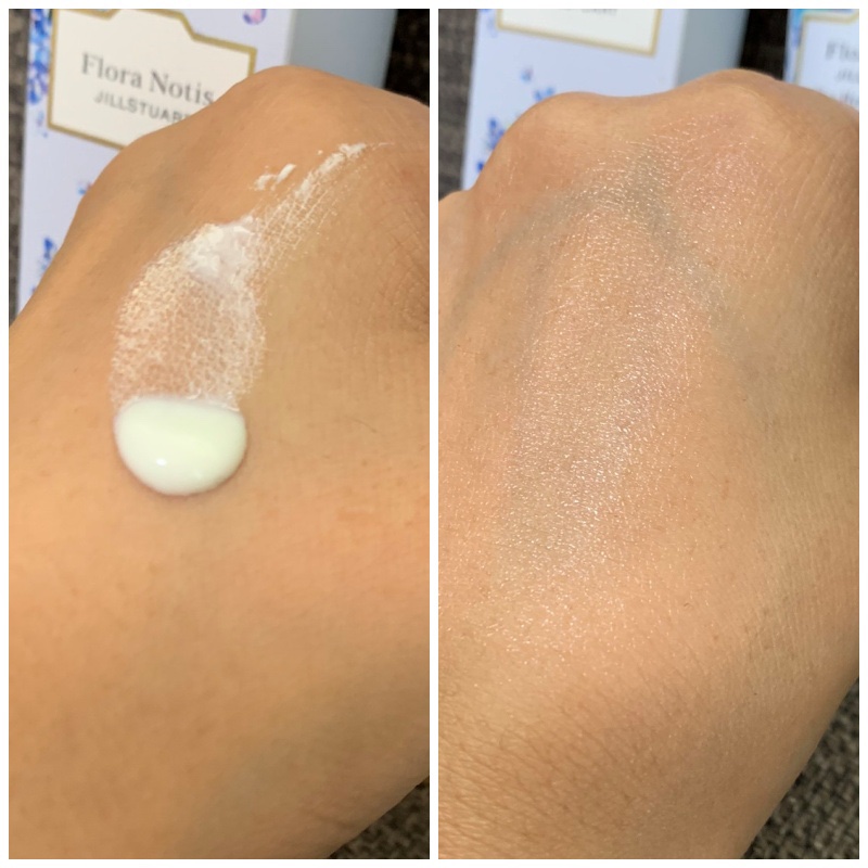 ブルーハイドレンジア エッセンシャルUVプロテクター/Flora Notis JILL STUART/日焼け止めミルクを使ったクチコミ（2枚目）