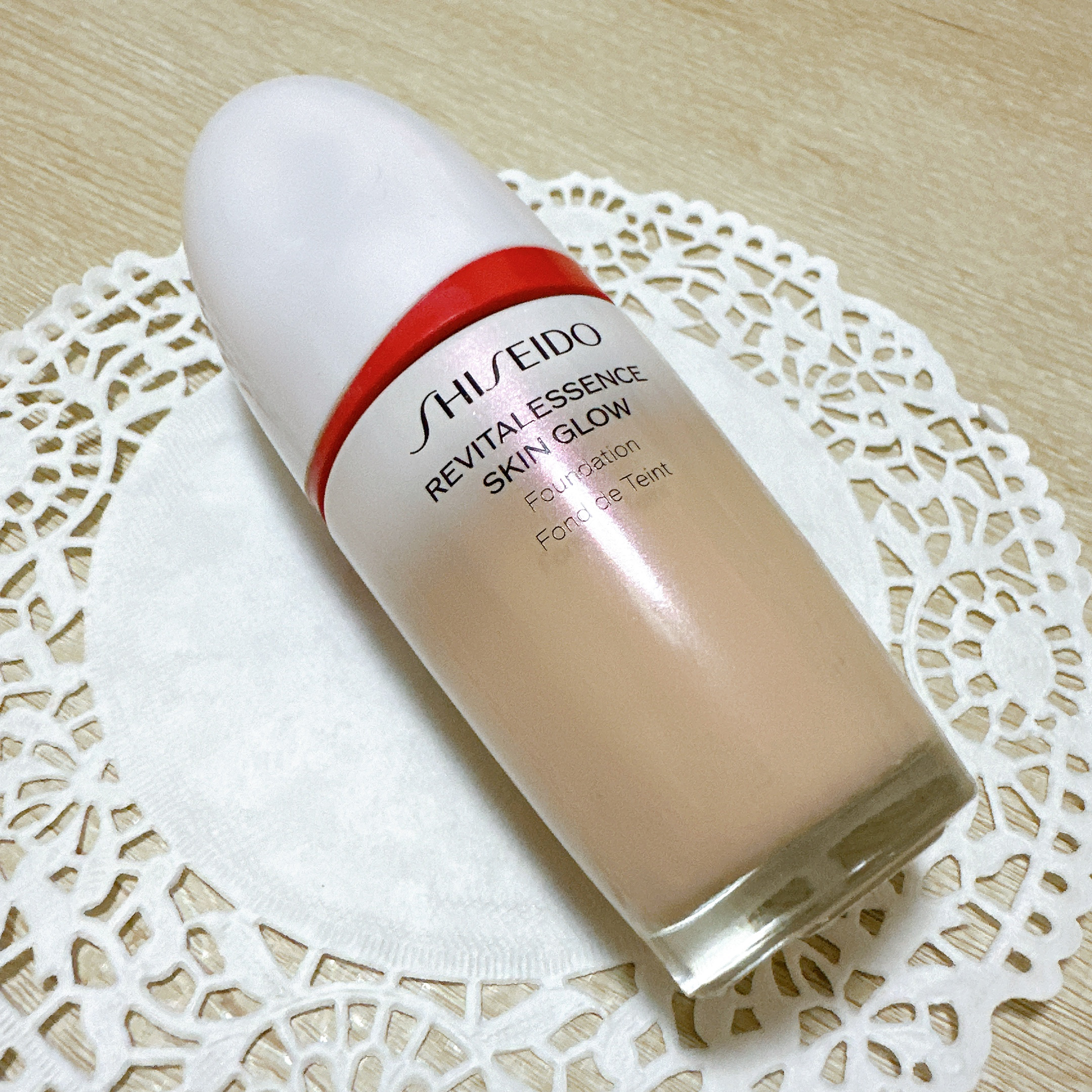 エッセンス スキングロウ ファンデーション 240 Quartz/SHISEIDO/リキッドファンデーションを使ったクチコミ（2枚目）