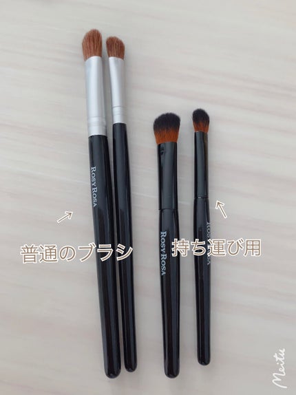 アイシャドウブラシセット/ロージーローザ/メイクブラシを使ったクチコミ(5枚目)
