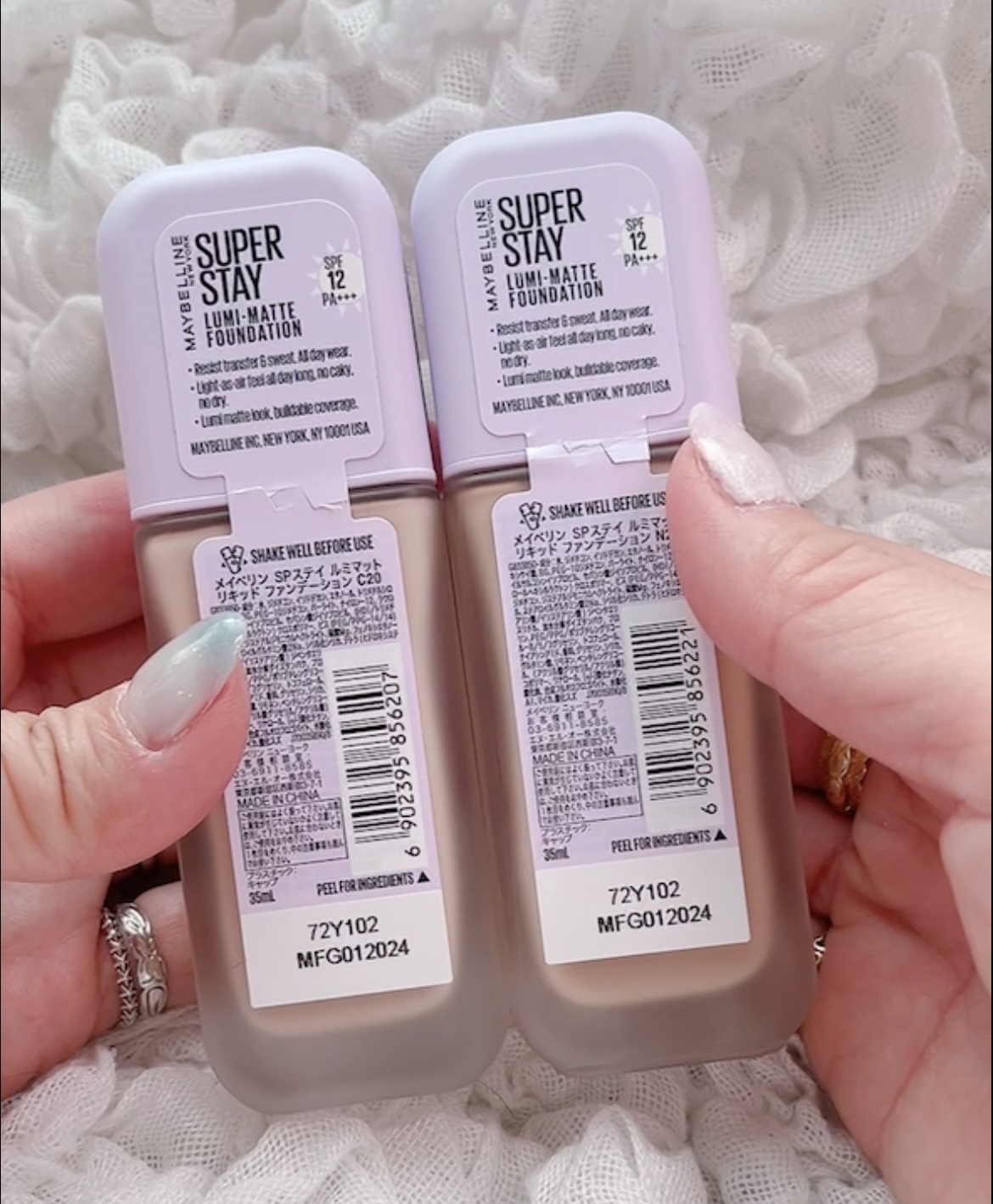 SPステイ ルミマット リキッド ファンデーション/MAYBELLINE NEW YORK/リキッドファンデーションを使ったクチコミ（2枚目）