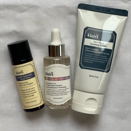 フレッシュリージュースドビタミンドロップ(35ml)/Klairs/美容液を使ったクチコミ(8枚目)