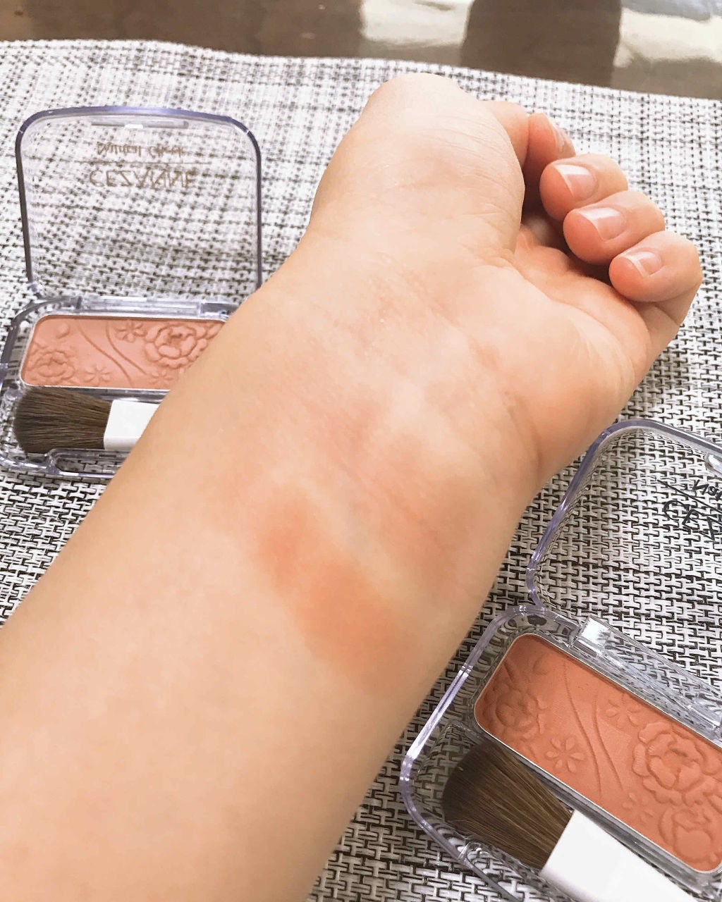 ナチュラル チークN/CEZANNE/パウダーチークを使ったクチコミ(2枚目)