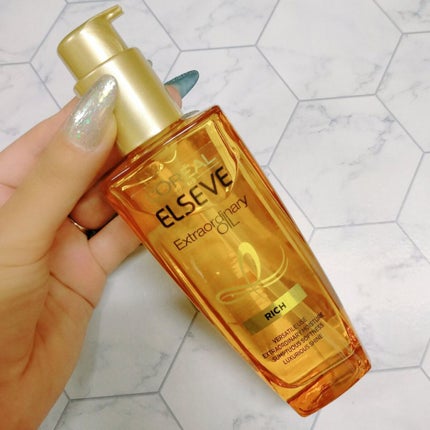 エルセーヴ エクストラオーディナリー オイル リッチフィニッシュ/ロレアル パリ/ヘアオイルを使ったクチコミ(1枚目)
