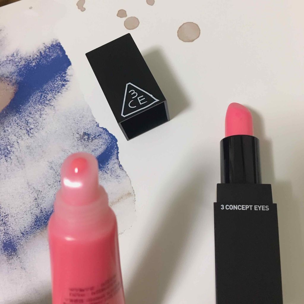 GLASS LIP COLOR/3CE/口紅を使ったクチコミ（2枚目）