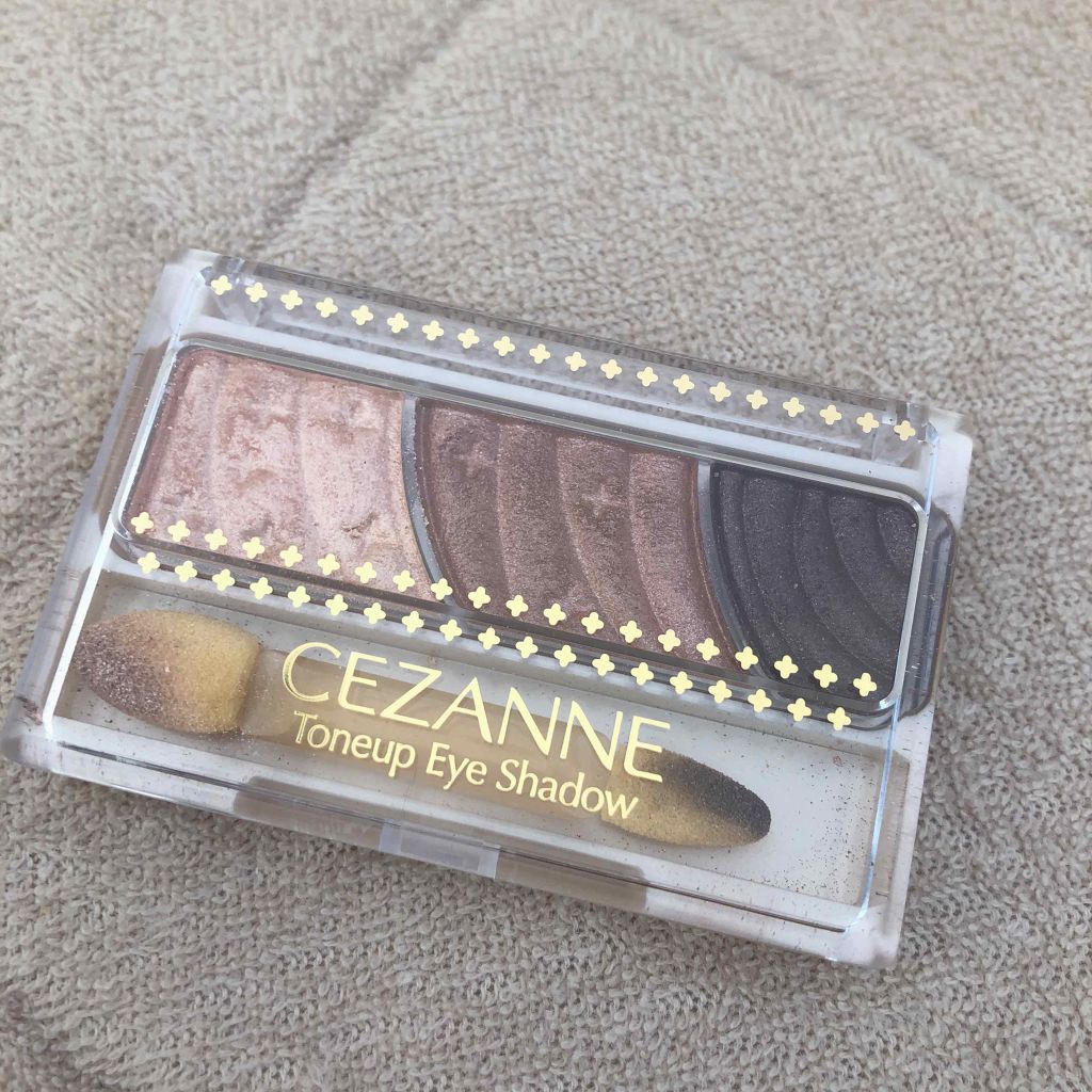 トーンアップアイシャドウ/CEZANNE/アイシャドウパレットを使ったクチコミ(1枚目)