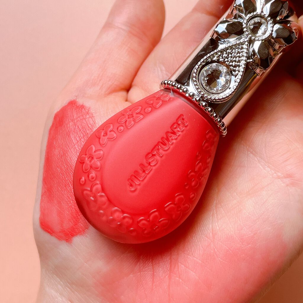 ジルスチュアート ブルームドロップ リップ＆チーク シフォン 01 kiss bloom/JILL STUART/リキッドチークを使ったクチコミ（3枚目）