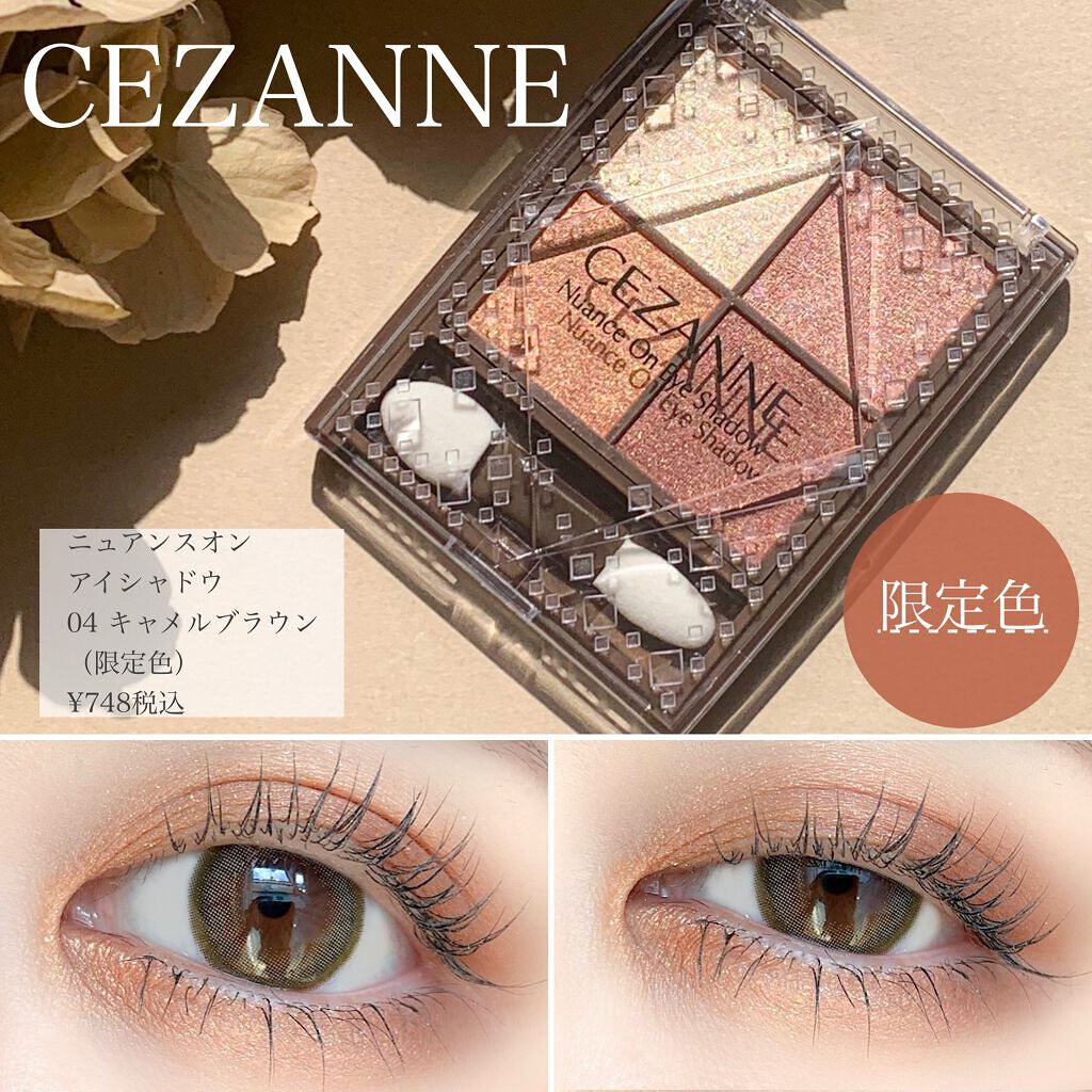 ニュアンスオンアイシャドウ/CEZANNE/アイシャドウパレットを使ったクチコミ(1枚目)