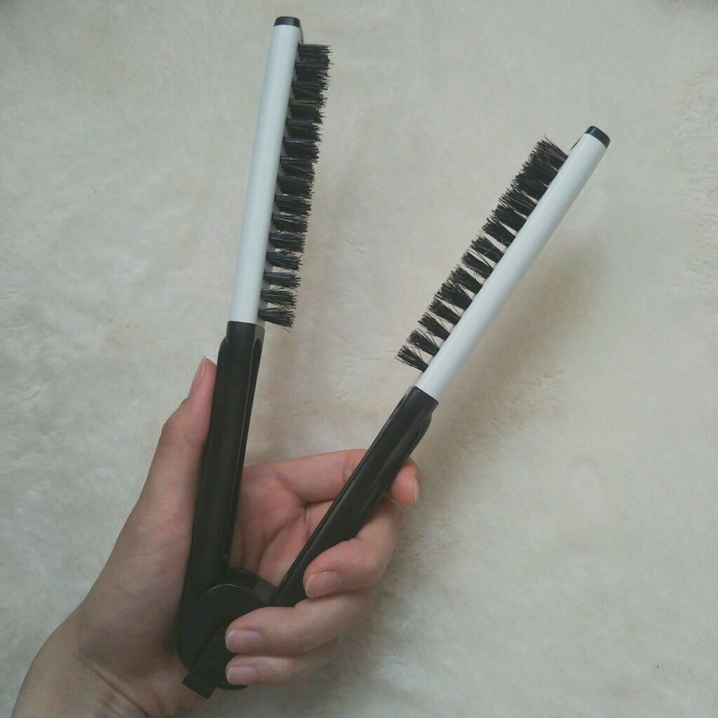 アイロンヘアブラシ/マペペ/ヘアブラシを使ったクチコミ（1枚目）