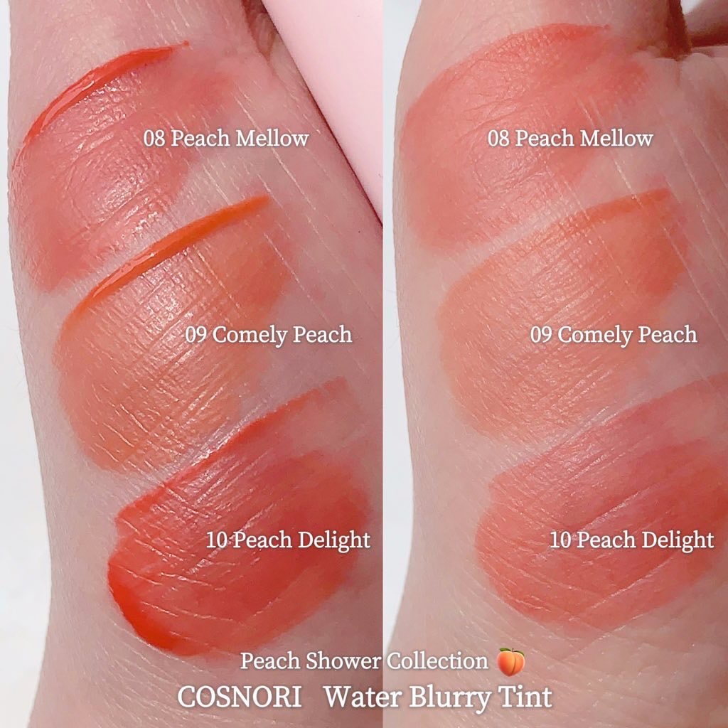 コスノリ ウォーターブラーリーティント/COSNORI/リップティントを使ったクチコミ（2枚目）