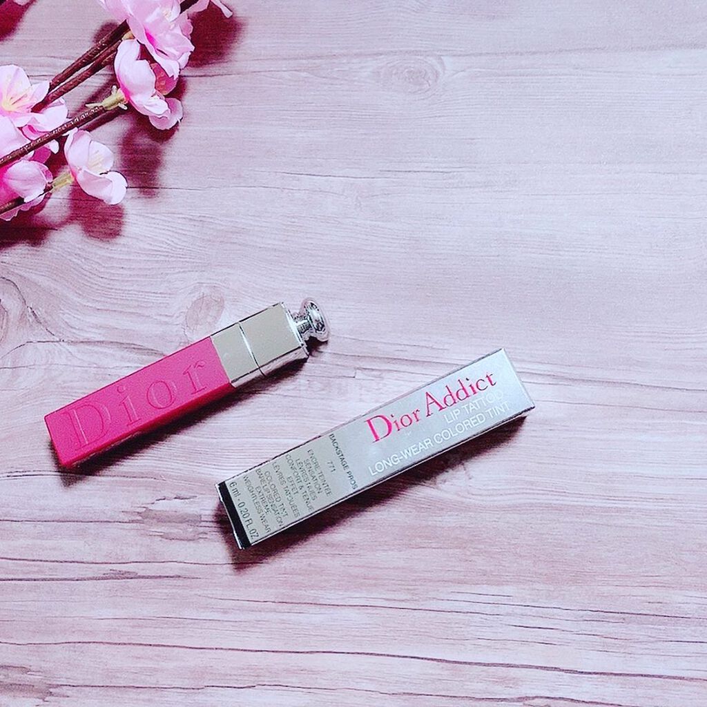 【旧】ディオール アディクト リップ ティント/Dior/リップグロスを使ったクチコミ(2枚目)