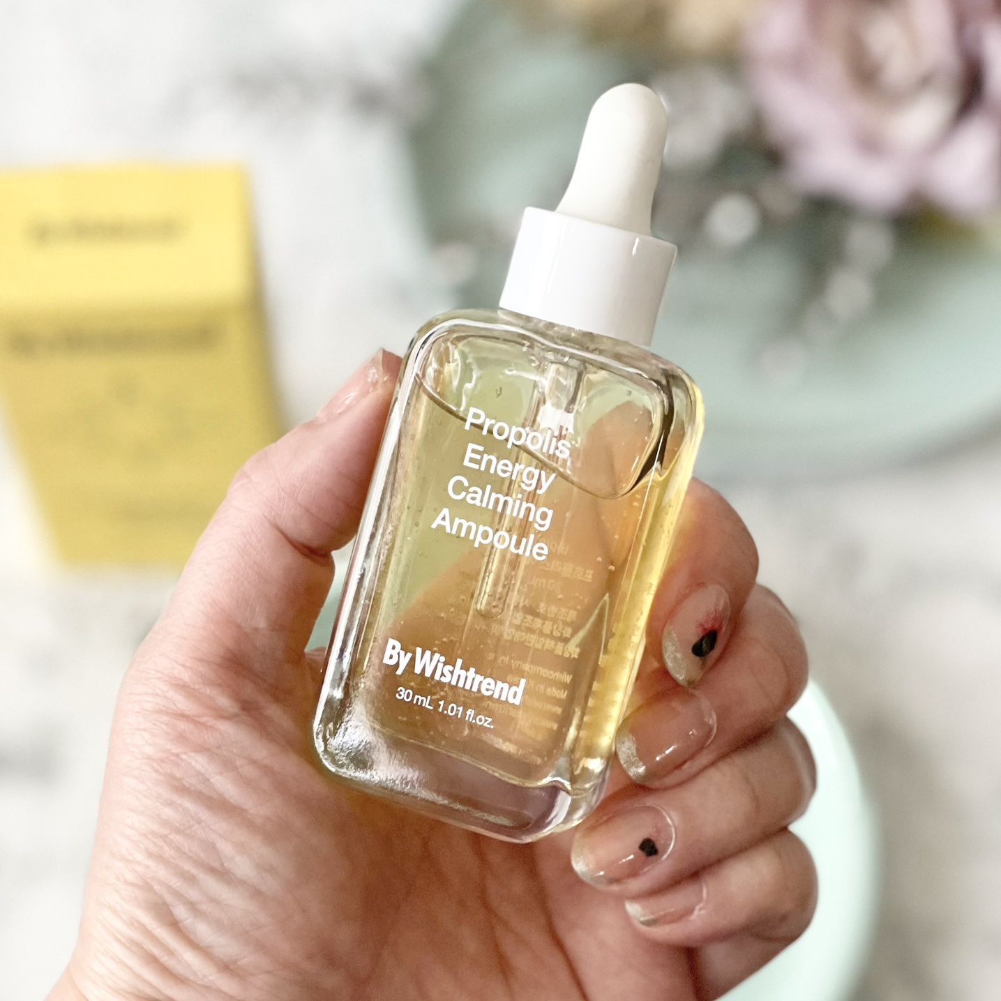 プロポリスエナジーカーミングアンプル/By Wishtrend/美容液を使ったクチコミ（3枚目）