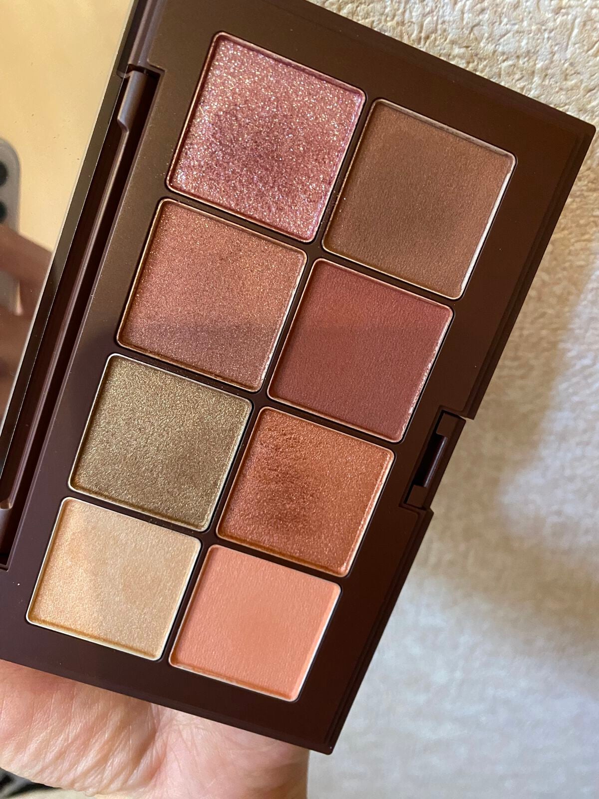 ウォーム メモリーズ アイシャドウパレット/RMK/アイシャドウパレットを使ったクチコミ(2枚目)