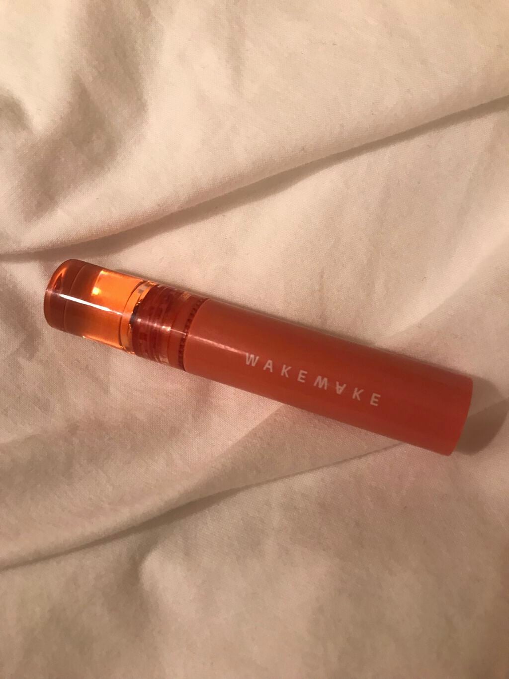 ウォーターグローイングティント/wakemake/リップティントを使ったクチコミ(1枚目)