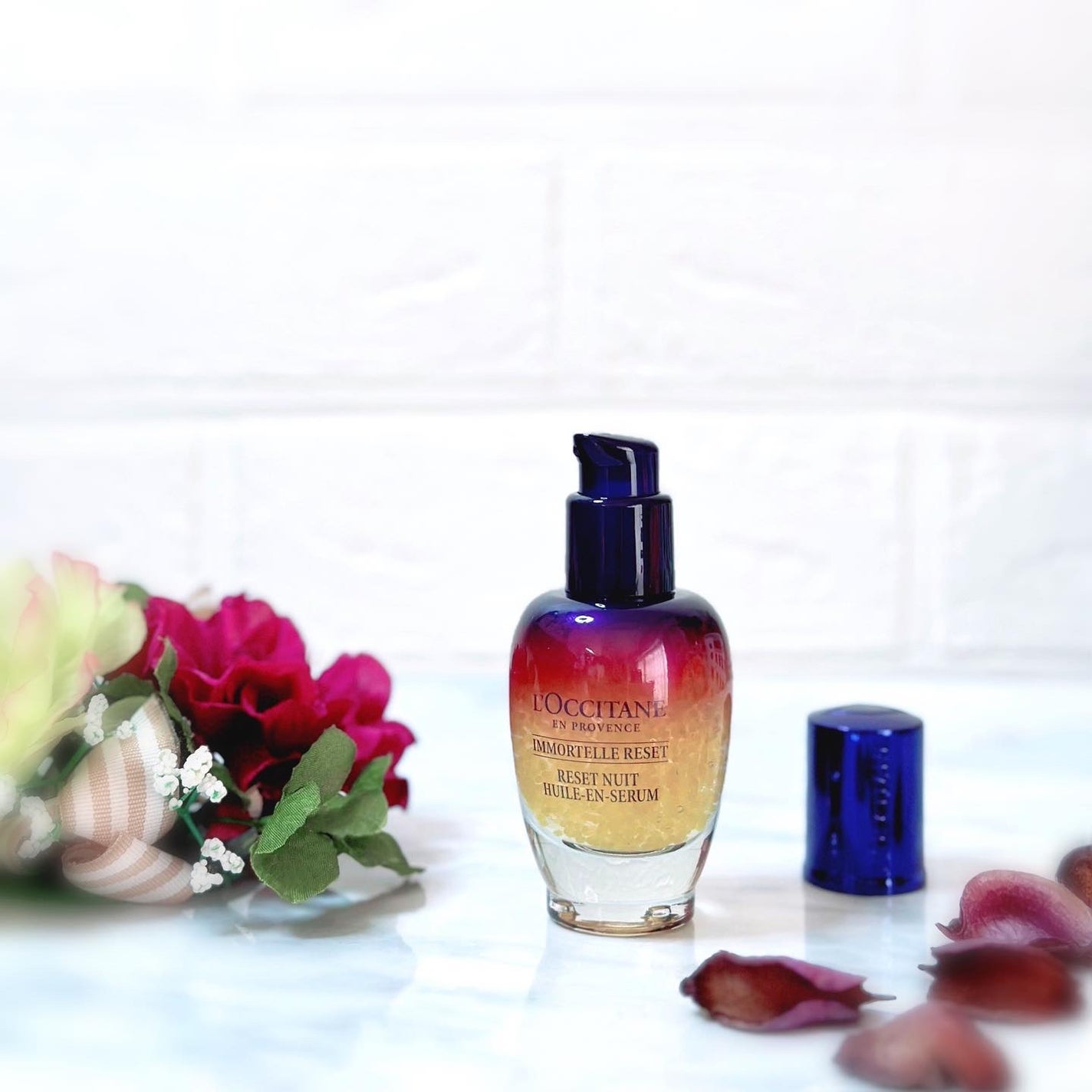 イモーテル オーバーナイトリセットセラム/L'OCCITANE/美容液を使ったクチコミ(2枚目)