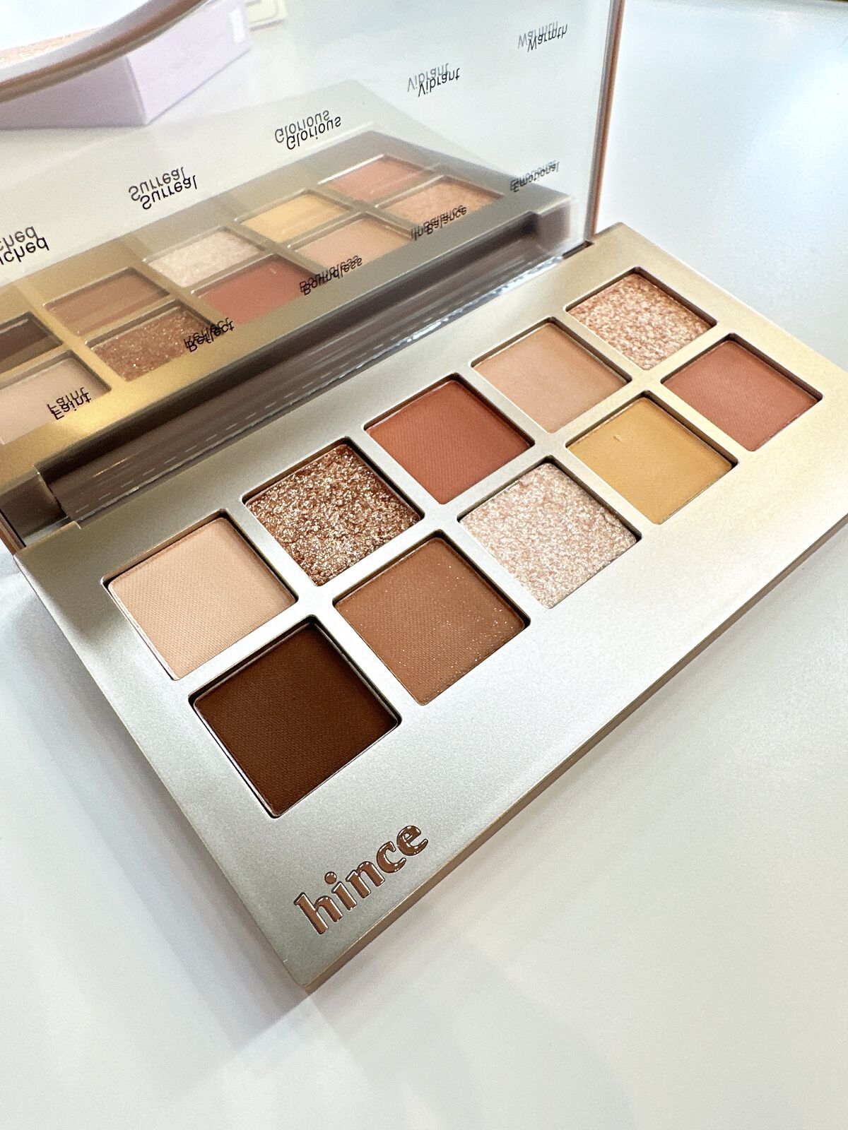 ニューデップスアイシャドウパレット/hince/アイシャドウパレットを使ったクチコミ(1枚目)