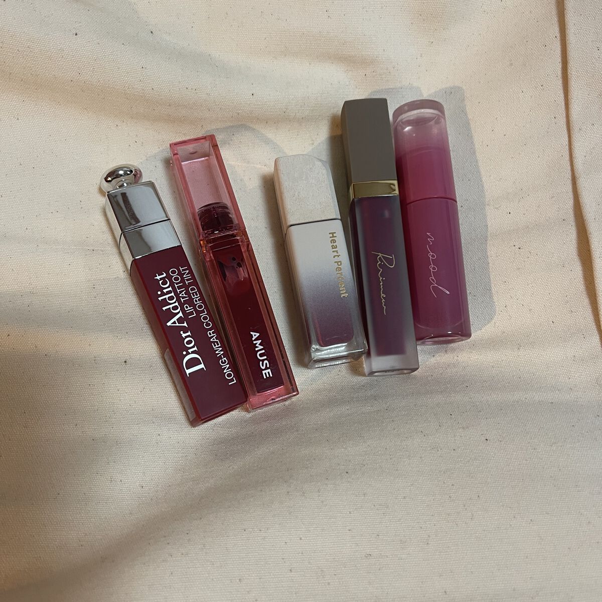 ドットオンムードピュアグロウティント/Heart Percent/リップティントを使ったクチコミ（1枚目）