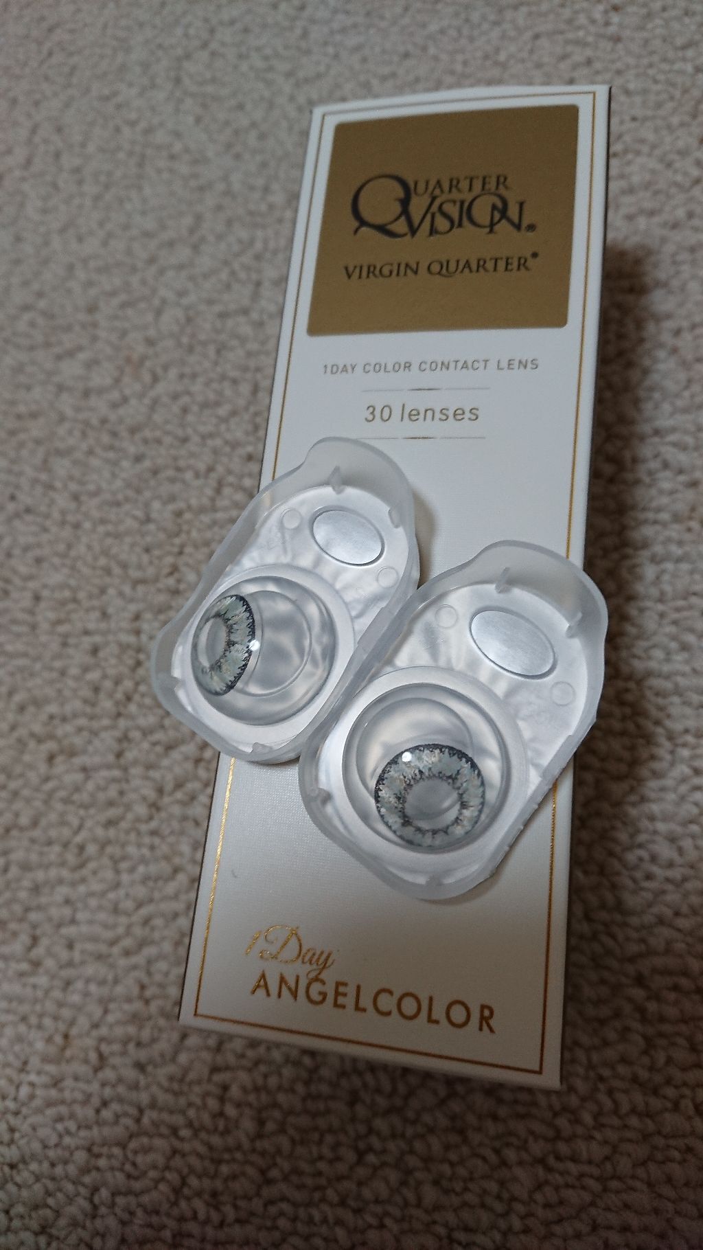クォータービジョンシリーズ/AngelColor/カラーコンタクトレンズを使ったクチコミ(2枚目)