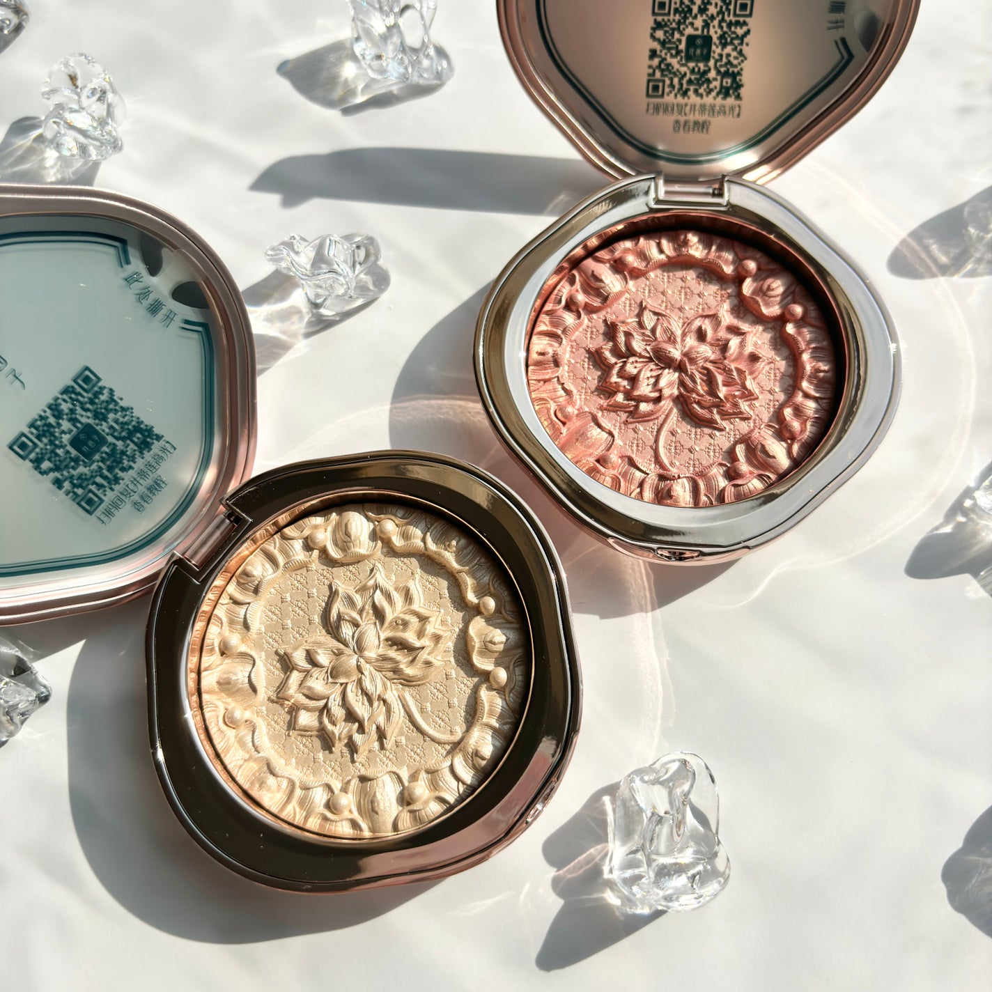 双蓮彫刻ハイライト/花西子/パウダーハイライトを使ったクチコミ(8枚目)