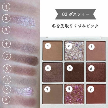 TERRAZZO Shadow palette/HOLIKA HOLIKA/パウダーアイシャドウを使ったクチコミ（5枚目）