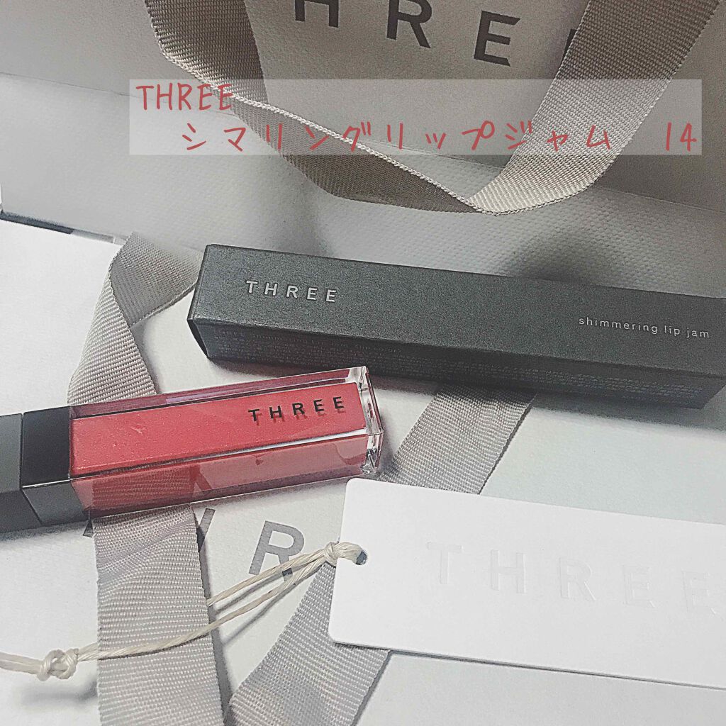 シマリング リップジャム/THREE/リップグロスを使ったクチコミ（1枚目）