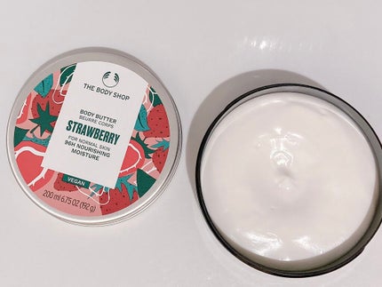ボディバター ストロベリー/THE BODY SHOP/ボディクリームを使ったクチコミ(2枚目)