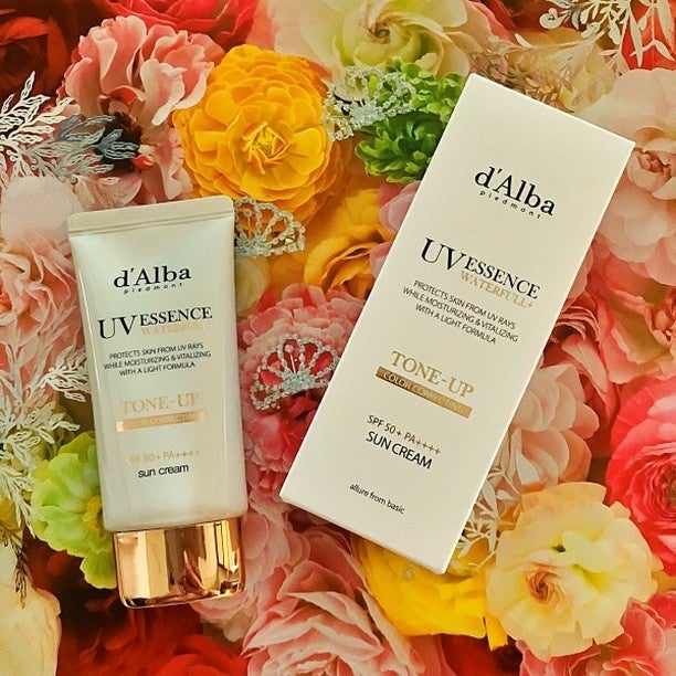 ウォータフルトーンアップサンクリーム/ダルバ/日焼け止めクリームを使ったクチコミ(1枚目)