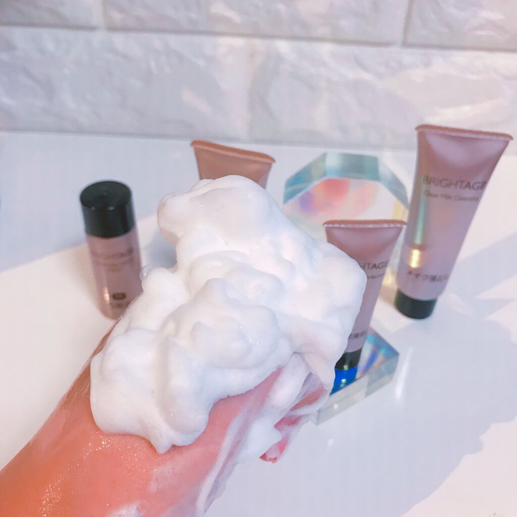 クリア ミルククレンジング/BRIGHTAGE/ミルククレンジングを使ったクチコミ(5枚目)