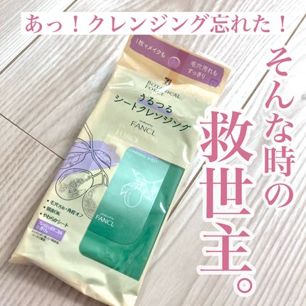 うるつるシートクレンジング/ボタニカルフォース/クレンジングシートを使ったクチコミ(1枚目)