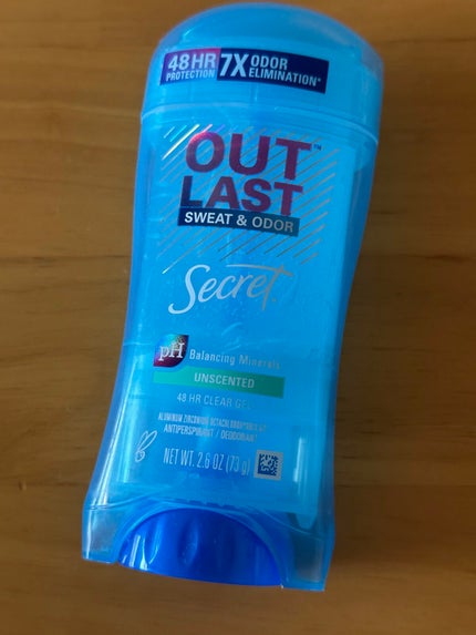 アウトラスト クリアジェル/secret/デオドラント・制汗剤を使ったクチコミ(1枚目)