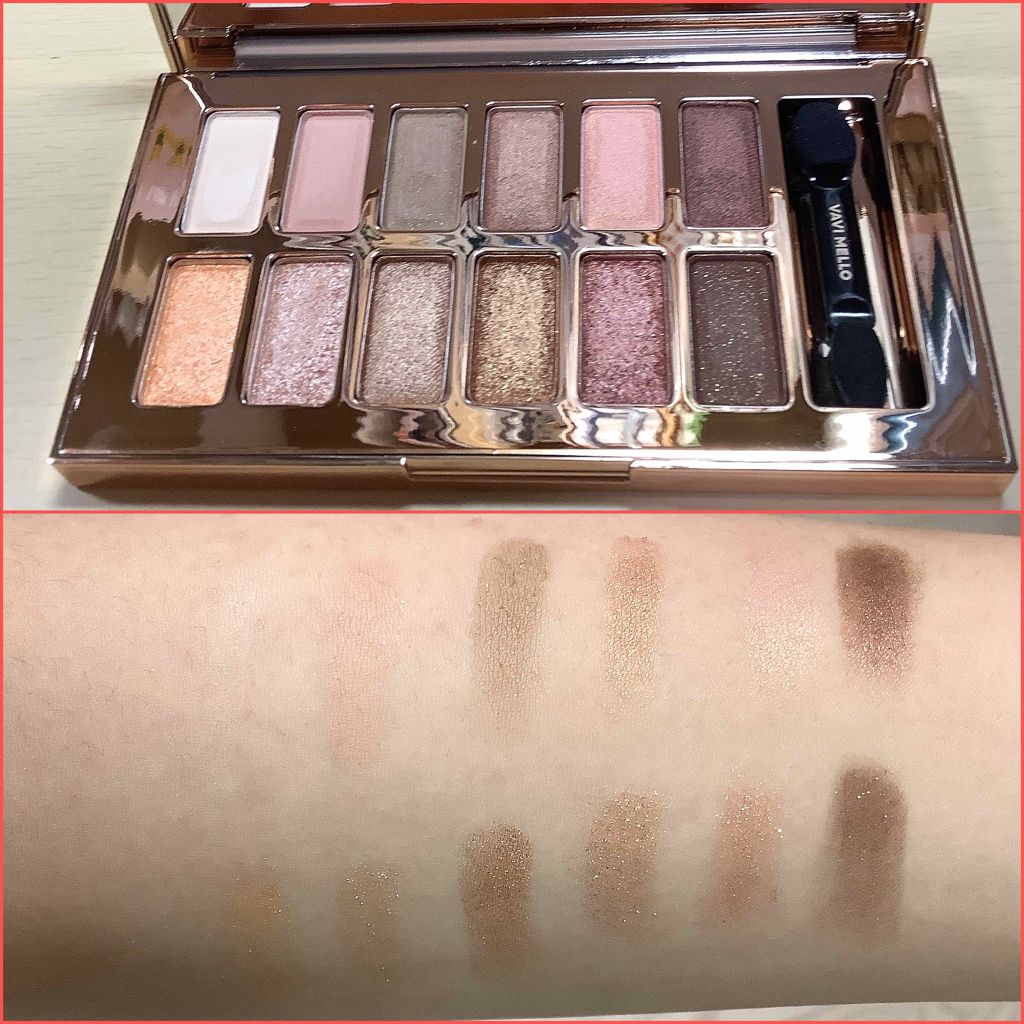 バレンタインボックス/VAVI MELLO/アイシャドウパレットを使ったクチコミ（2枚目）