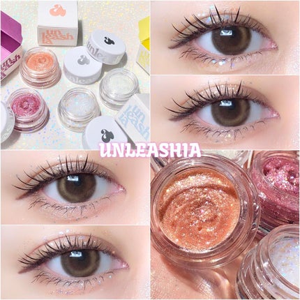 ゲットルーズグリッタージェル N°1オーロラキャッチャー/unleashia/グリッターを使ったクチコミ(1枚目)