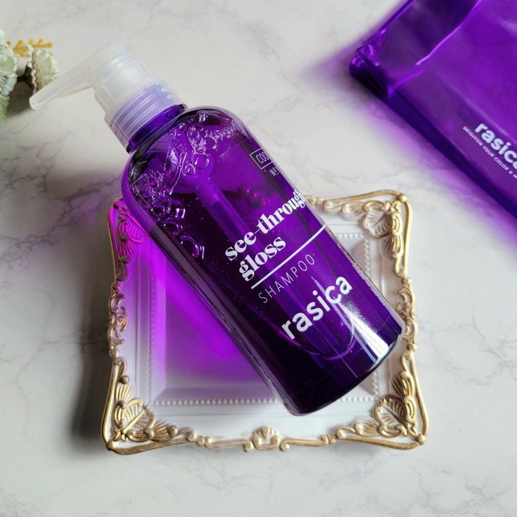 シースルーグロスシャンプー/トリートメント/rasica/市販シャンプーを使ったクチコミ(2枚目)